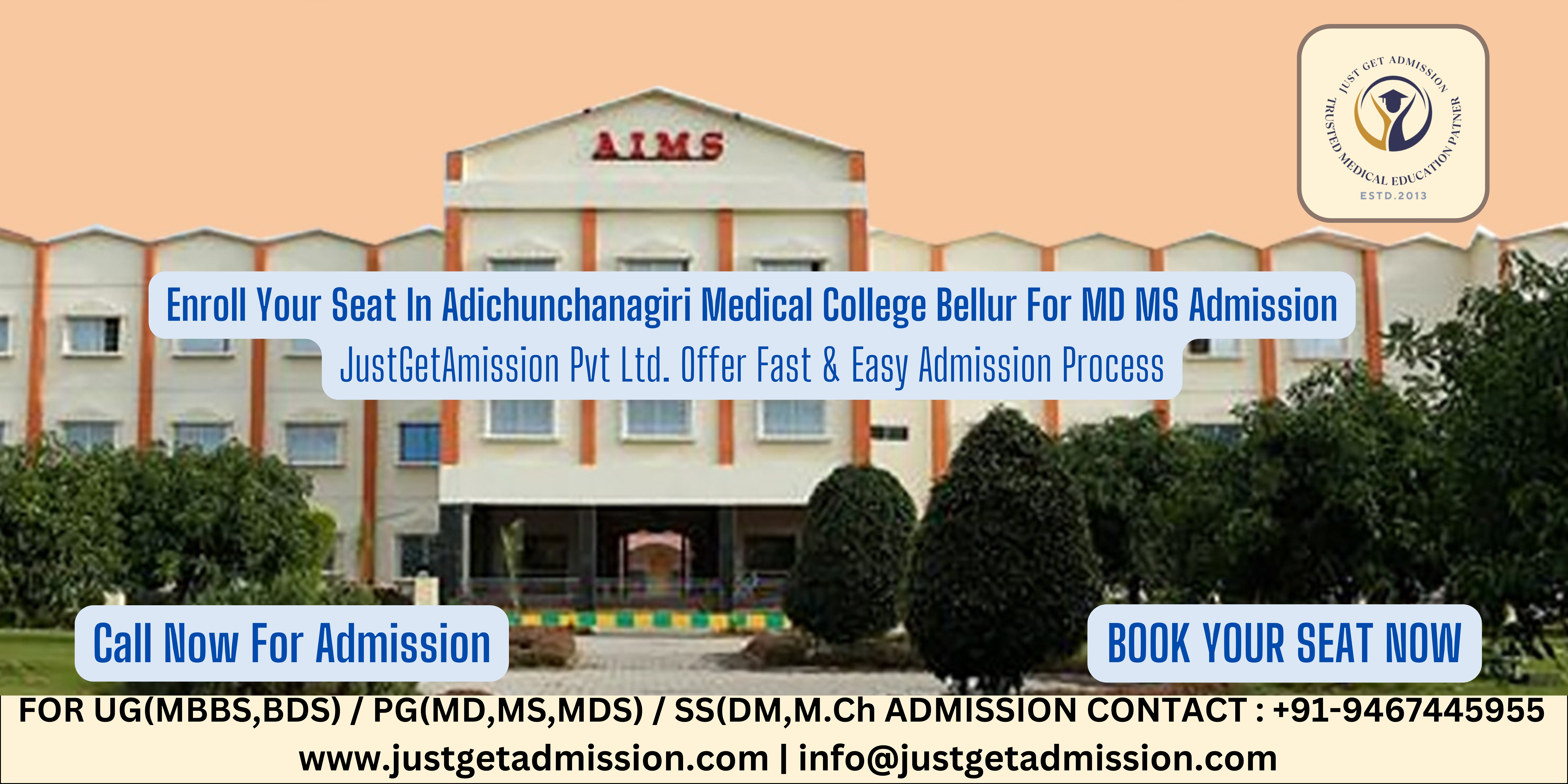 Adichunchanagiri Medical College Bellur NEET PG 2024-25: Admission, Courses, Cut-off, fees, Bond, Stipend, etc.